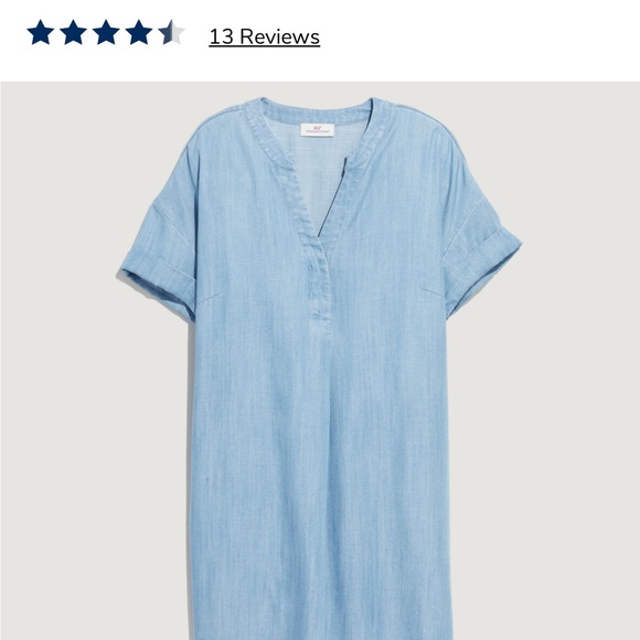 Vineyard vines chambray dress !!!sale!!! - Picture 2 of 7